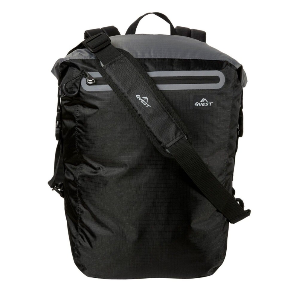 Quest Water Resistant Backpack 30L Black Gray